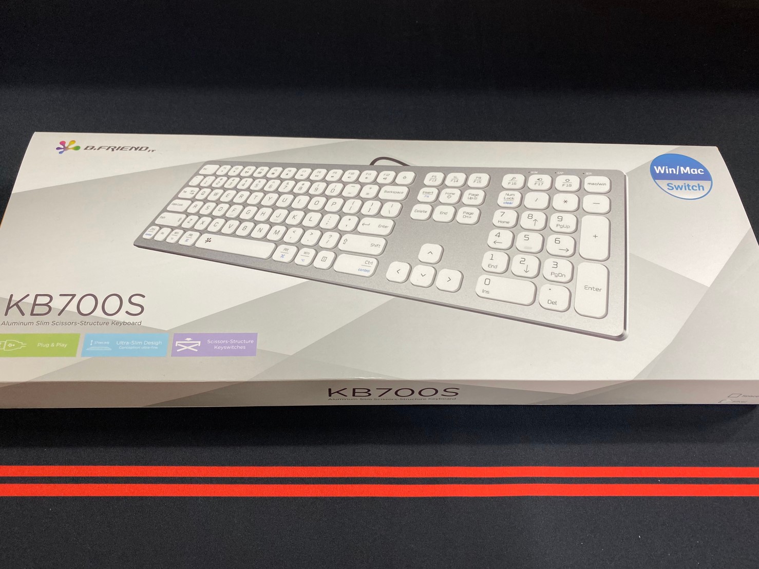 kb700s,辦公鍵盤,靜音,薄,輕,鋁合金,質感,時尚,PC