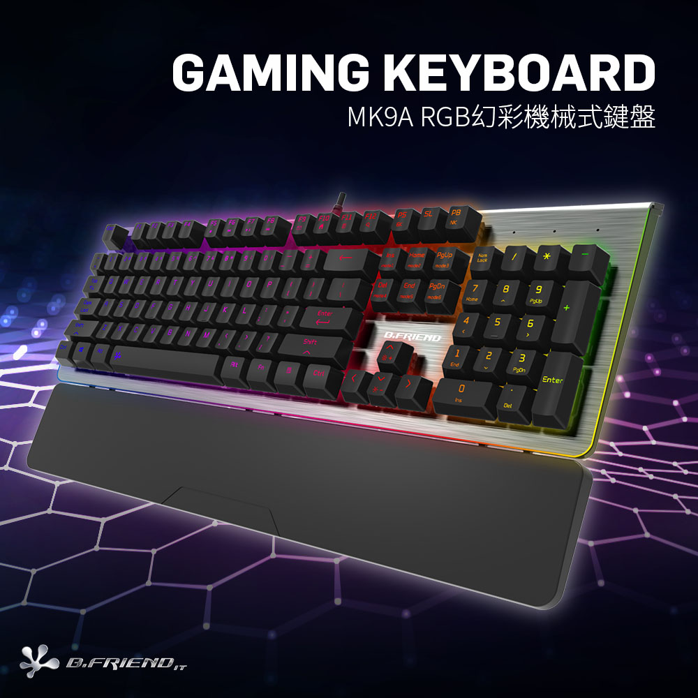 MK9A,Mechanical,Switch,sliver,keyboard